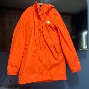 The North Face Vibrant Orange Rain Jacket